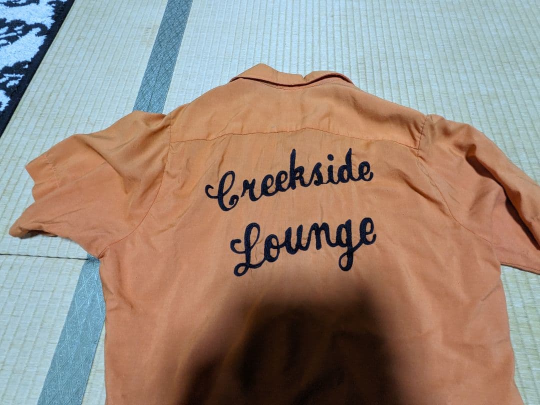 60's　ヴィンテージ　キングルイ　ボーリングシャツ　チェーンステッチ