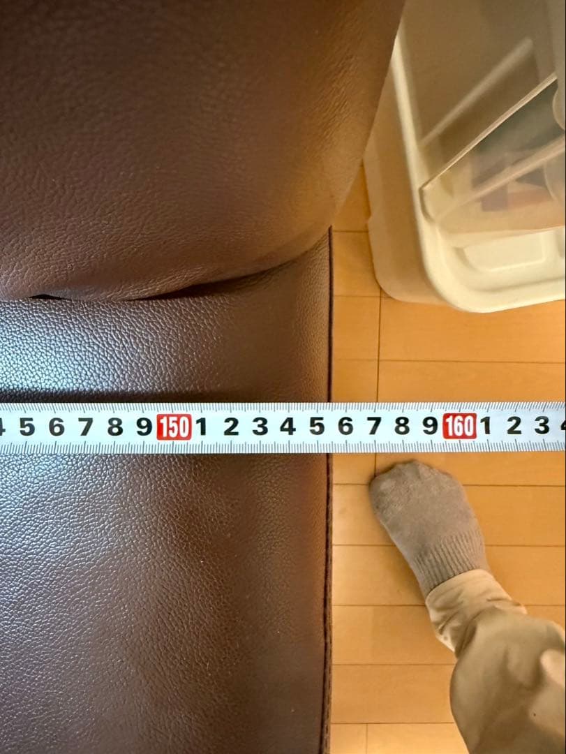 【最終値下金額】本革　ブラウン　ソファ　2人掛け