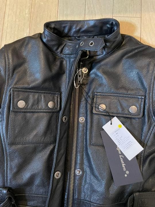 レディース:バイク新品未使用プロテクター入りライダーズジャケット 。