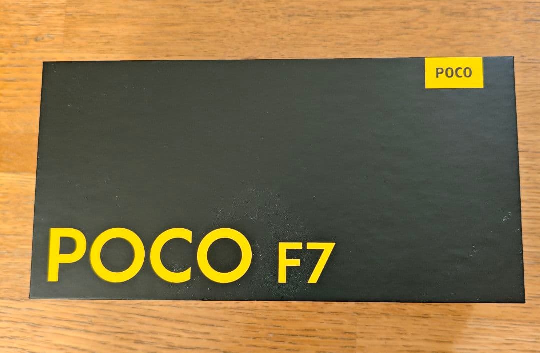 POCO F7 シルバー 本体 90W充電器付き