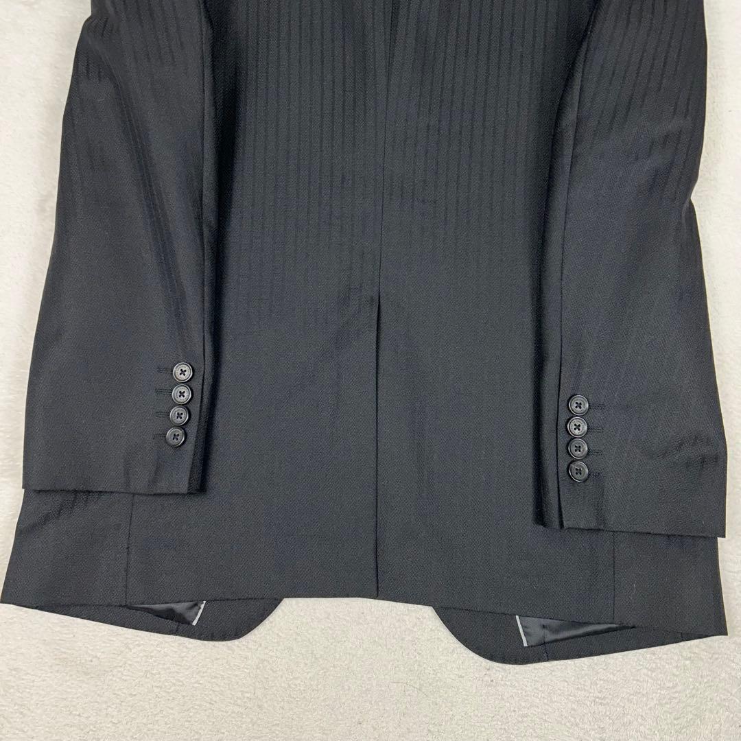 美品☆ティノラス ビジネススーツスリーピースセットアップ ダブルブレストベスト