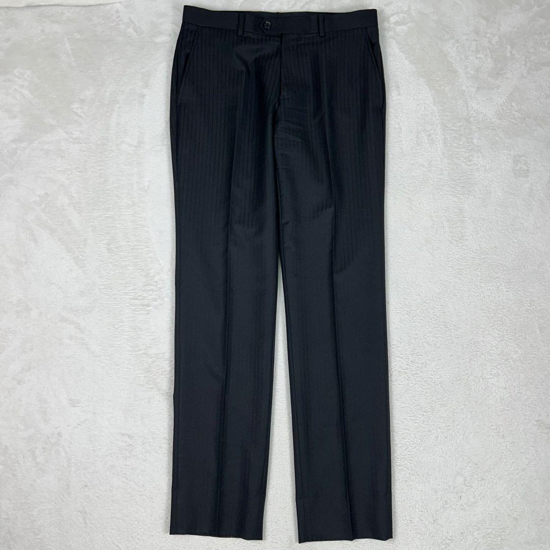 美品☆ティノラス ビジネススーツスリーピースセットアップ ダブルブレストベスト