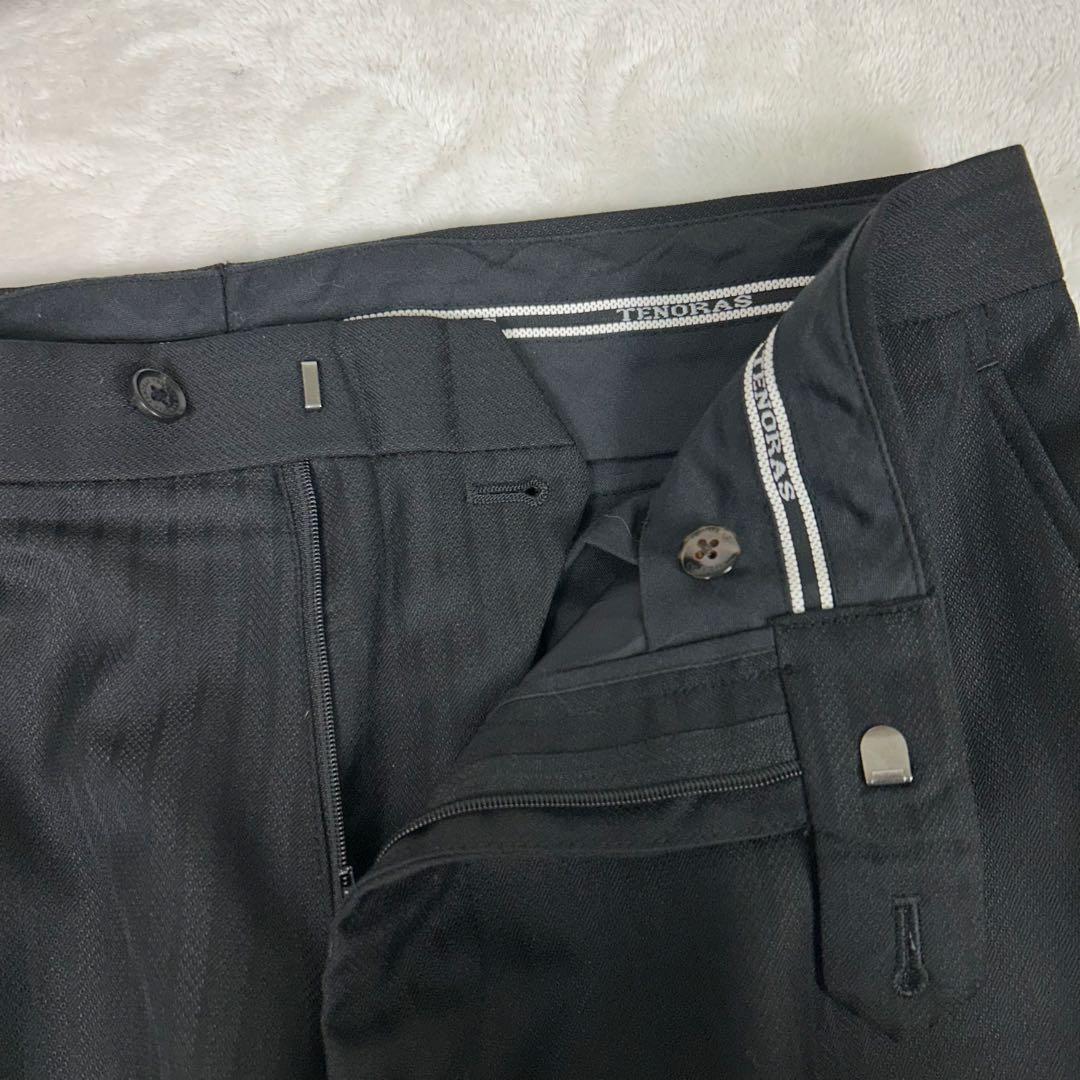 美品☆ティノラス ビジネススーツスリーピースセットアップ ダブルブレストベスト