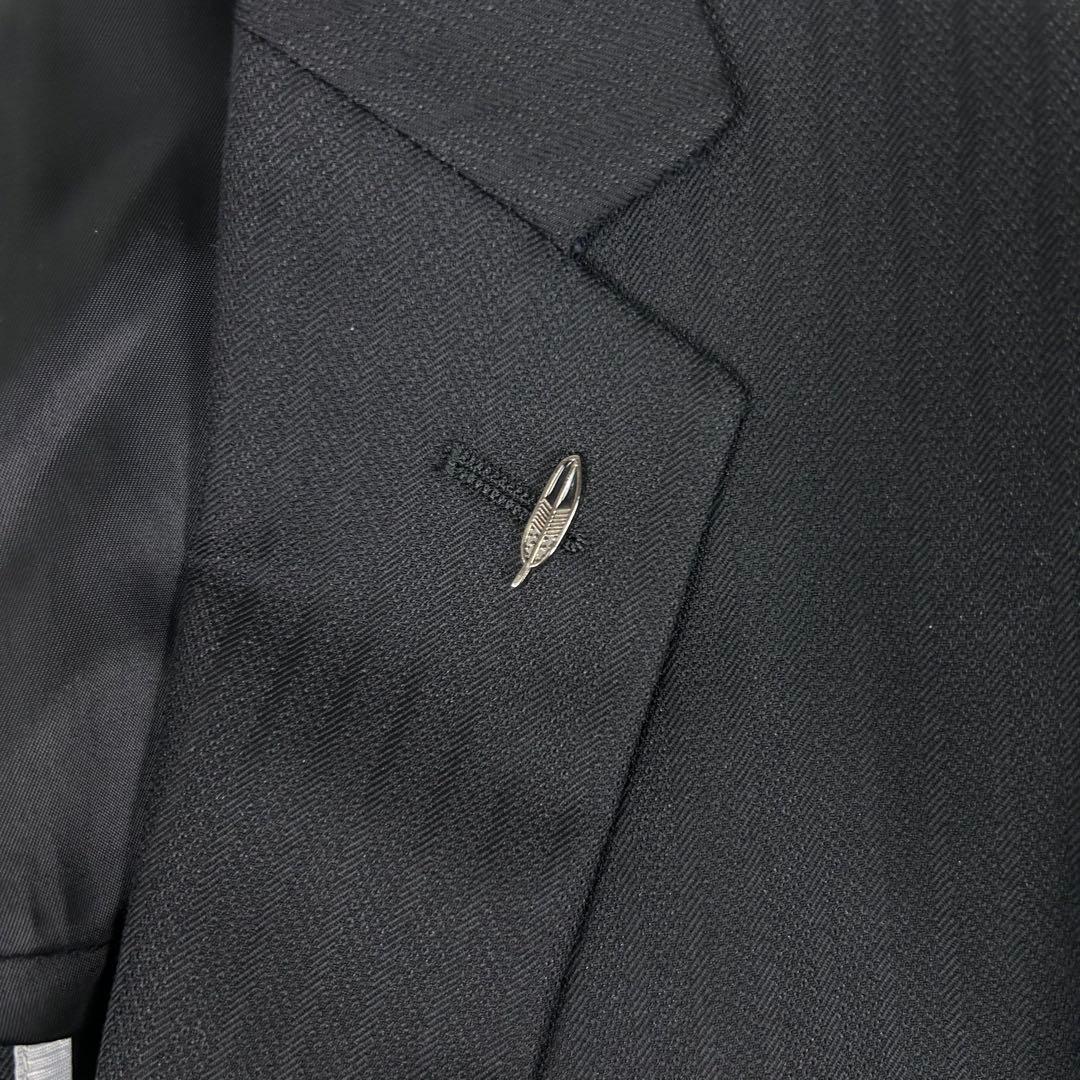 美品☆ティノラス ビジネススーツスリーピースセットアップ ダブルブレストベスト