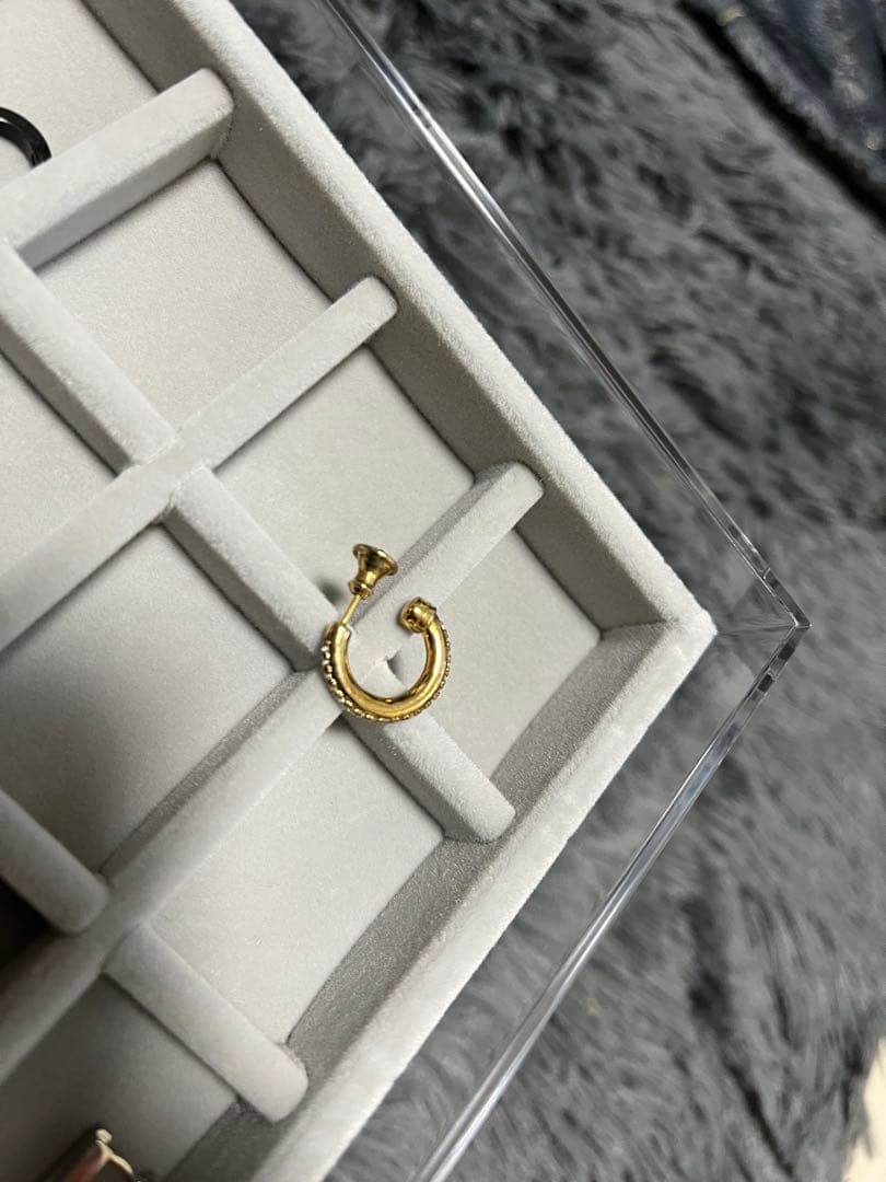 アクセサリー FORSOMEONE HOOP EARRING GOLD