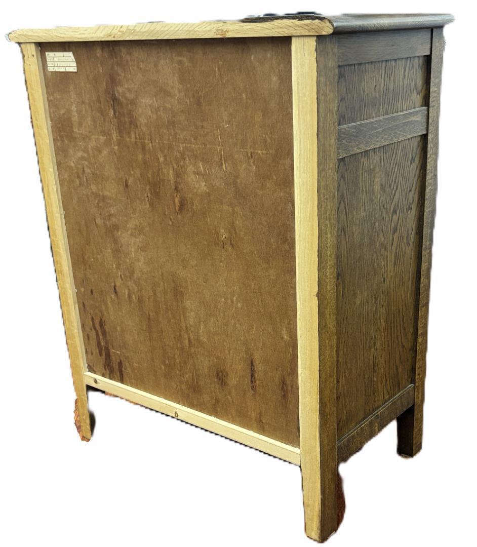 まう　勇峰工芸 雅 花柄キャビネット 道産ナラ材