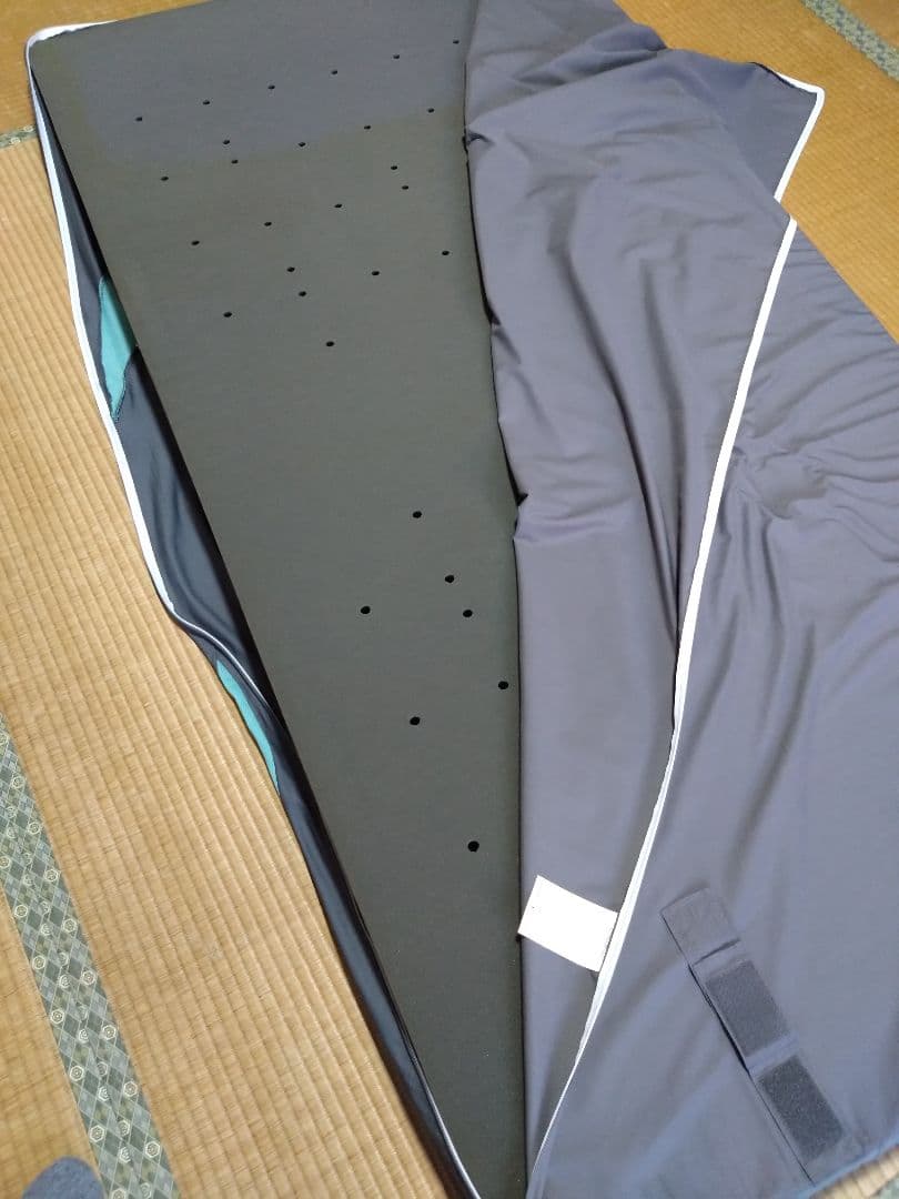 西川 エアー マットレス シングル 波形 ライトグリーン 足まくら付き