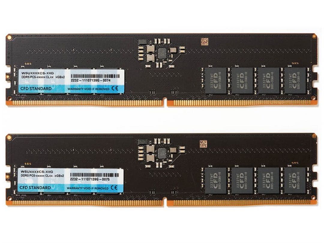 CFD DDR5-5600 2枚組 32GB [W5U5600CS-32G]