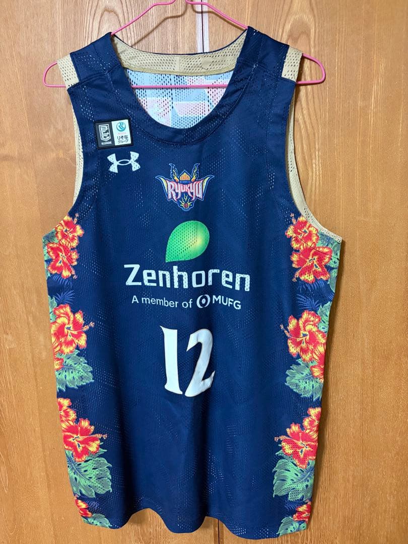 琉球ゴールデンキングス　バスケットボール ユニフォーム L #12 アルマ