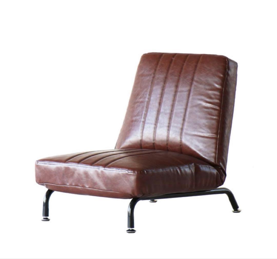 ICHIBA SF-3488BR 1人掛けリクライニングコンパクトローソファー