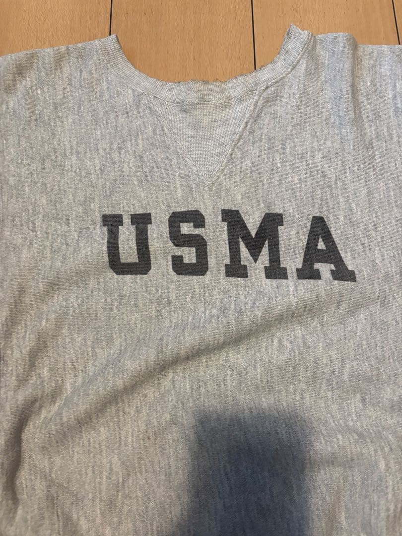 Champion 80s ヴィンテージ リバース 染み込み USMA