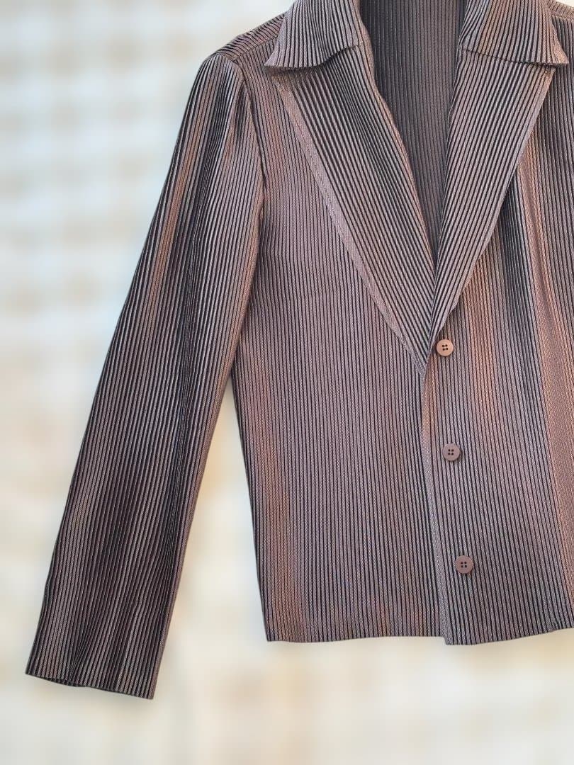 [希少] ISSEY MIYAKE　しっかりとしたプリーツ ジャケット