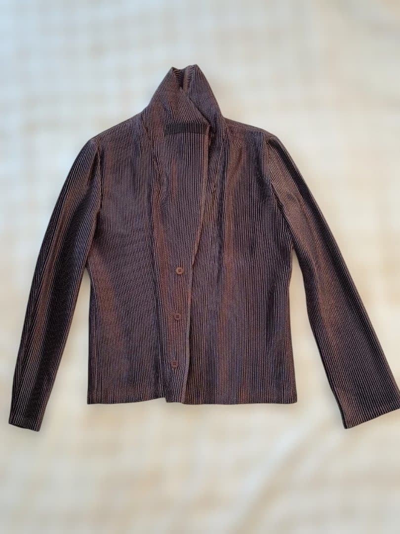 [希少] ISSEY MIYAKE　しっかりとしたプリーツ ジャケット