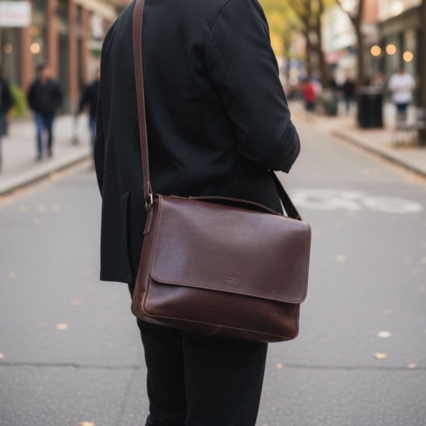土屋鞄製造所 トーンオイルヌメ ショルダーバッグ ダークブラウンA4収納可 本革