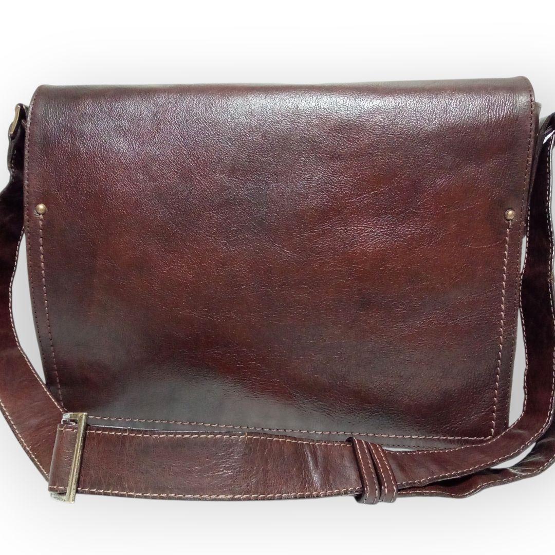 土屋鞄製造所 トーンオイルヌメ ショルダーバッグ ダークブラウンA4収納可 本革