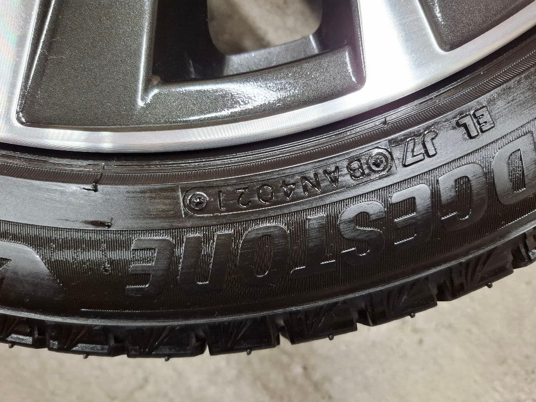 【新車外し】スバル レヴォーグ 純正 ホイールタイヤ VRX3 スタッドレス