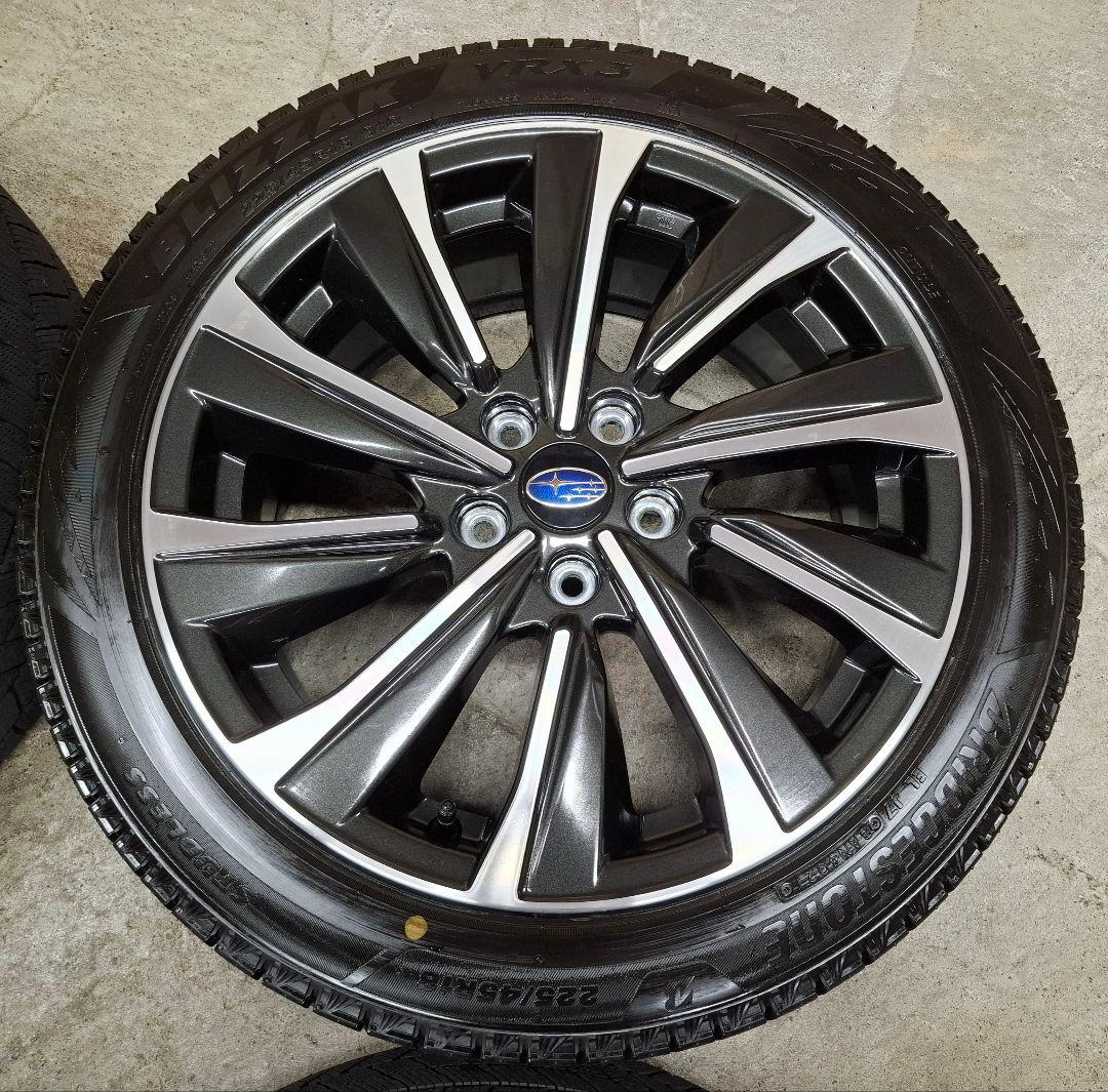 【新車外し】スバル レヴォーグ 純正 ホイールタイヤ VRX3 スタッドレス