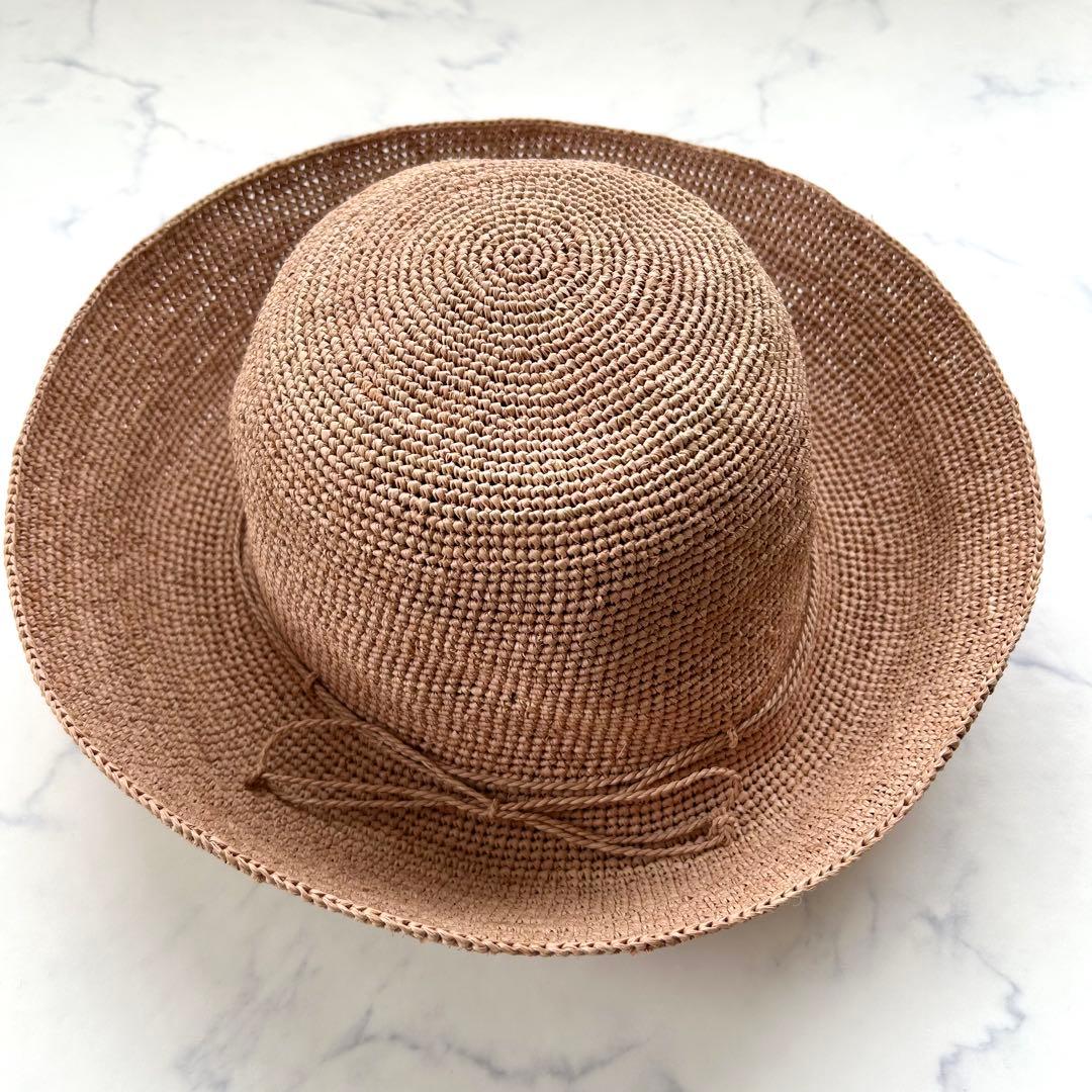 新品タグ付き ヘレンカミンスキー 麦わら帽子 プロヴァンス10 ヌガー