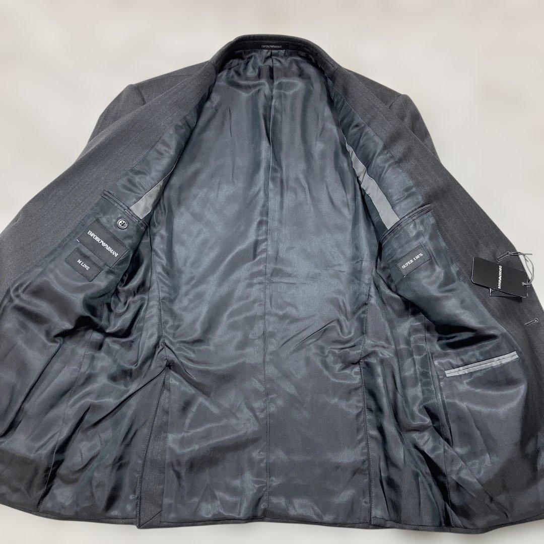 新品未使用タグ付 エンポリオアルマーニ スーツ セットアップ グレー XL相当