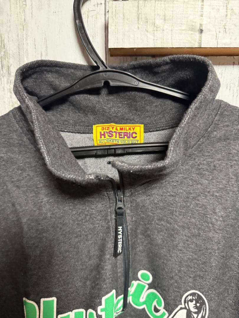 HYSTERIC GLAMOUR プルオーバー ハーフジップ ZIP 012