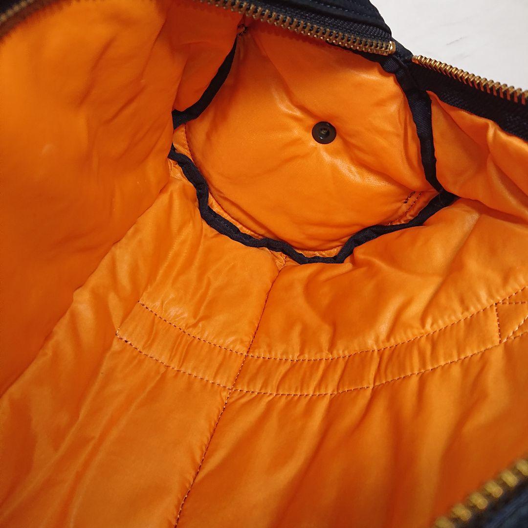 『美品』PORTER TANKER DUFFLEBAG（L）IRONBLUE