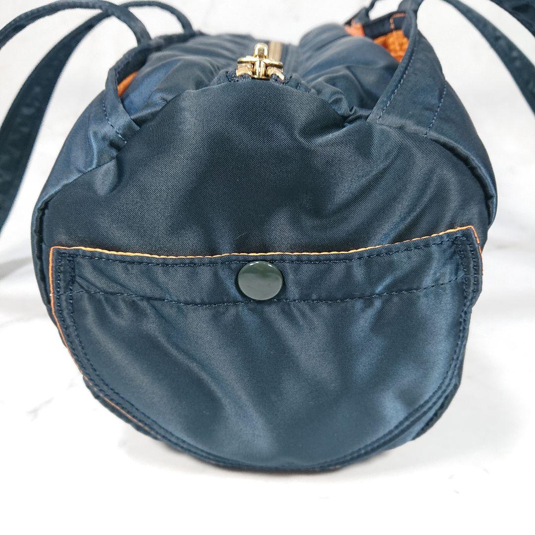 『美品』PORTER TANKER DUFFLEBAG（L）IRONBLUE