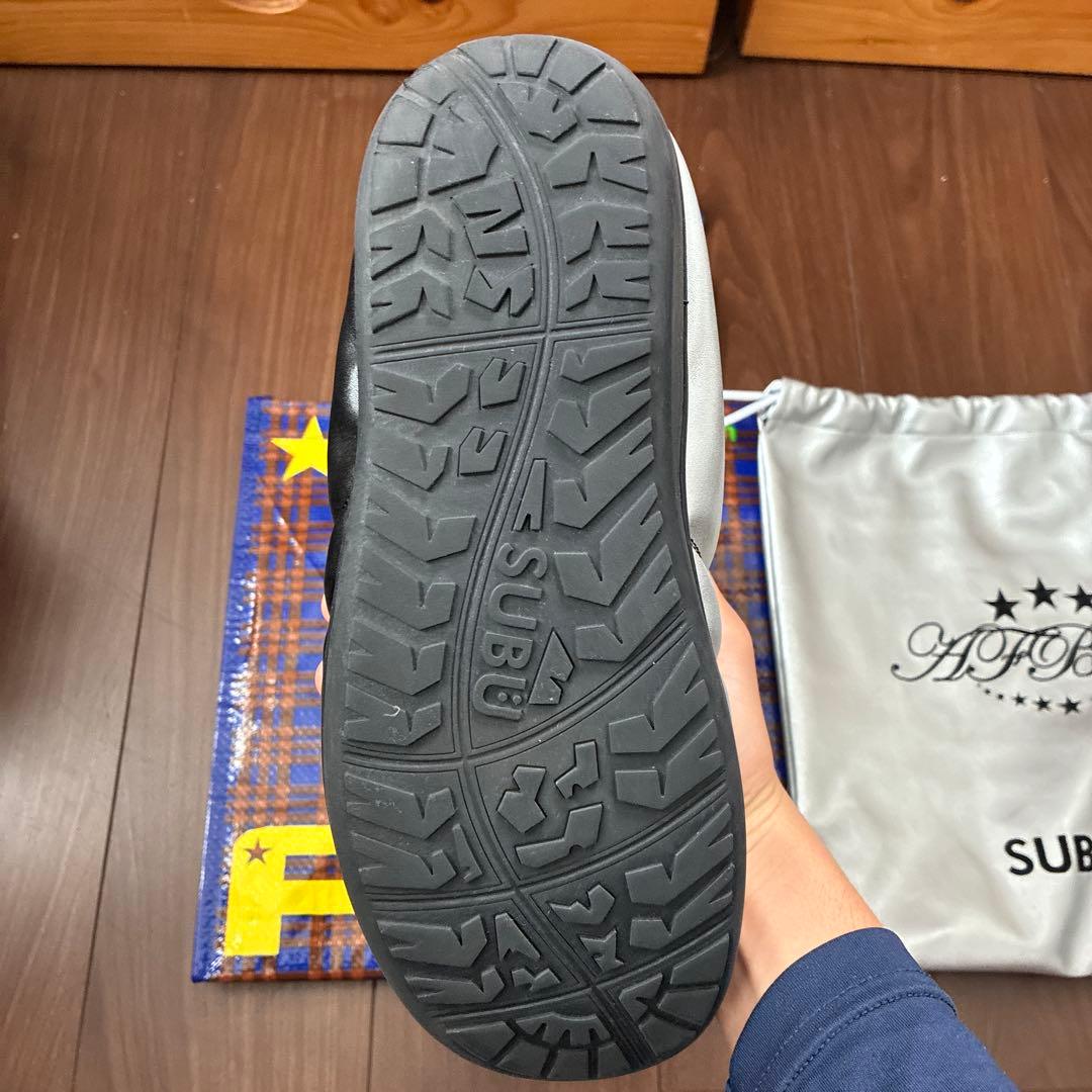 SUBU x AFB シルバー&ブラック FUTURE MULE