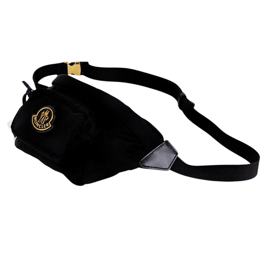 未使用 MONCLER FELICIE ボディバッグ ウエストバッグ ブラック