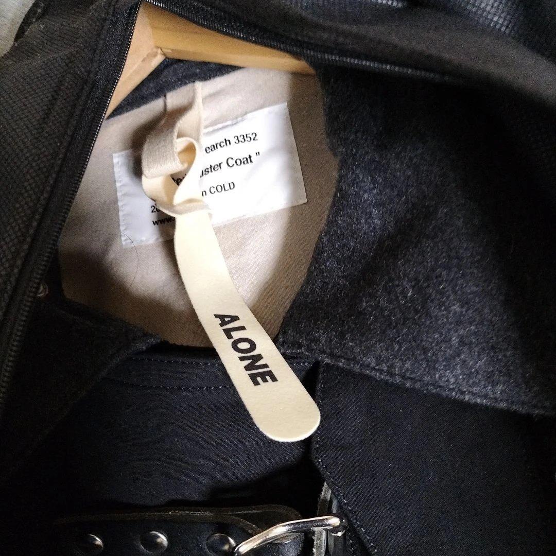 マウンテンリサーチブラック ダッフルコート フード付き