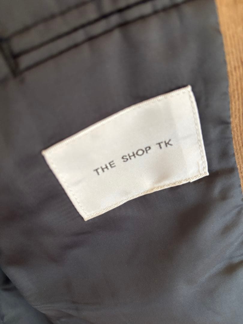 ベージュ コーデュロイ テーラードジャケット