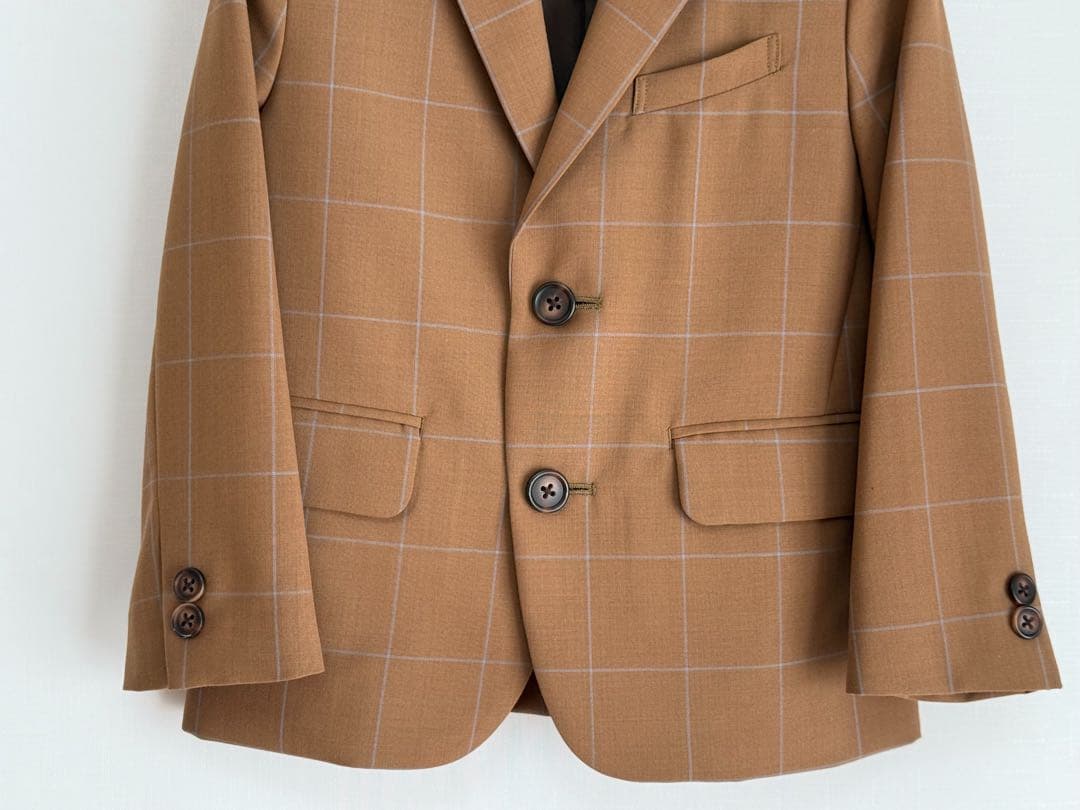 グリーンレーベルリラクシング ウィンドペン チェック セットアップ