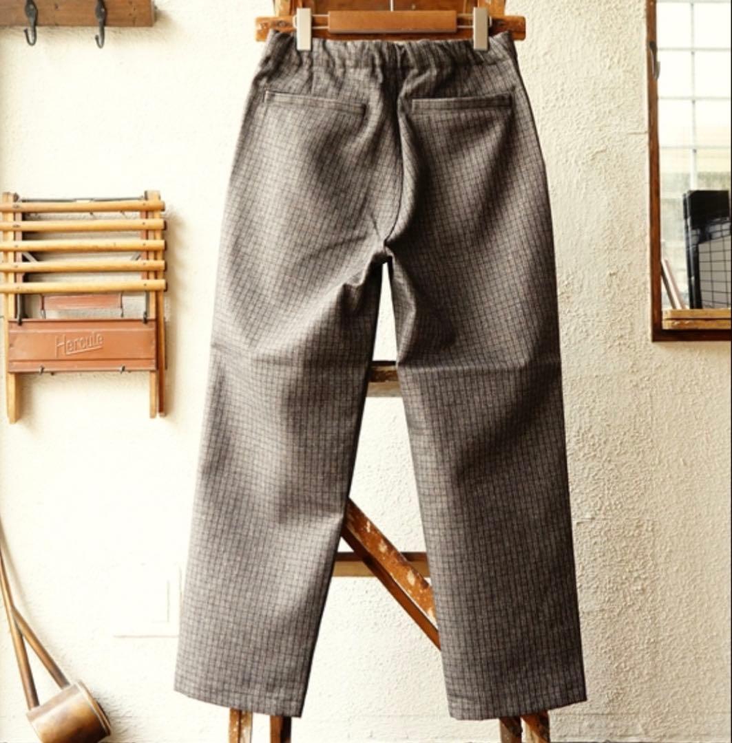 STILL BY HAND ポリエステルツイードチェックパンツ　サイズ46 美品