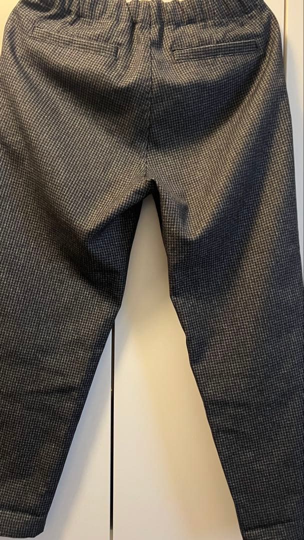 STILL BY HAND ポリエステルツイードチェックパンツ　サイズ46 美品