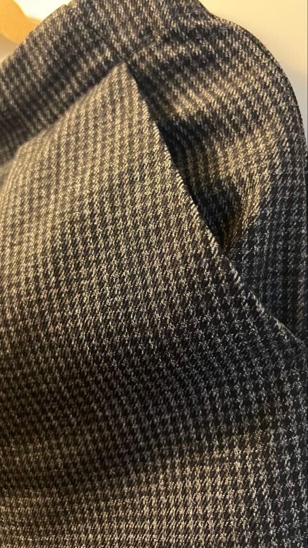 STILL BY HAND ポリエステルツイードチェックパンツ　サイズ46 美品