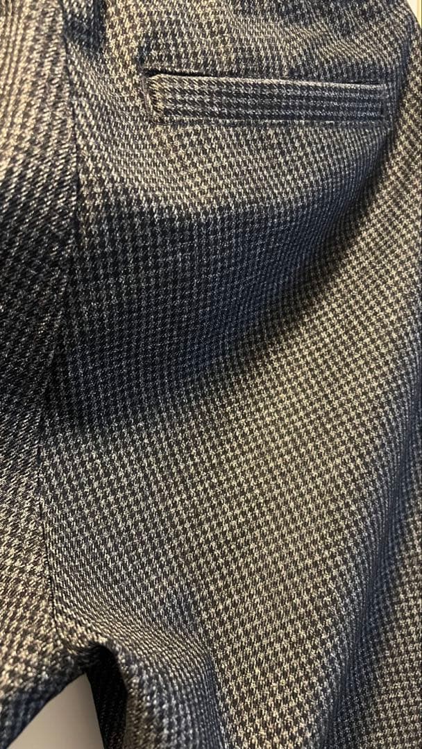 STILL BY HAND ポリエステルツイードチェックパンツ　サイズ46 美品