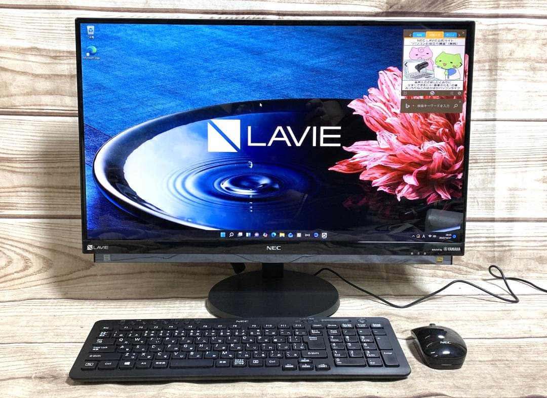 NEC テレビ SSD1.0TB/Windows11/i7/24型/ブルーレイ