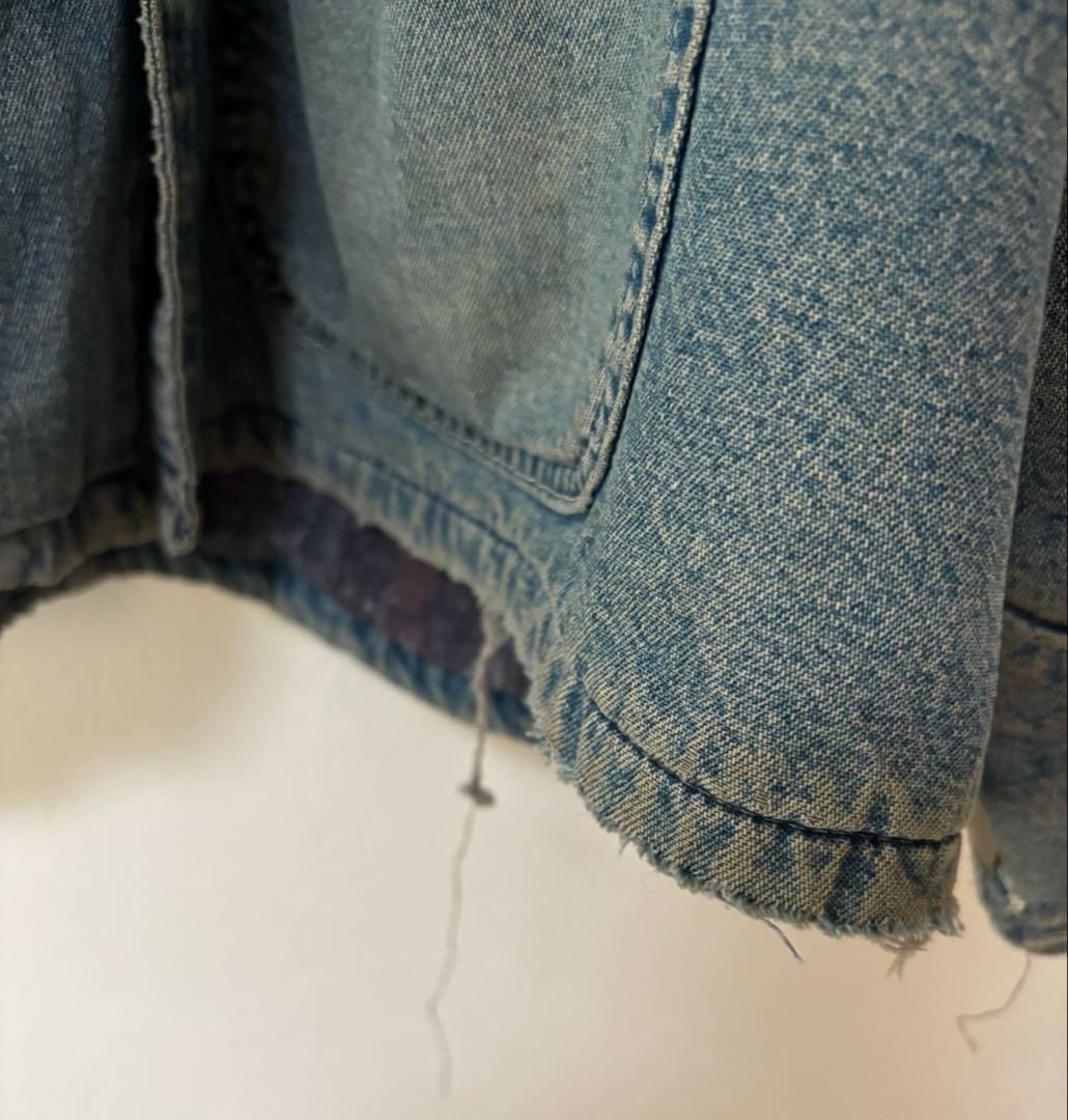 Carhartt デニムカバーオール　カーハート　ヴィンテージ　ボロ　ジャケット