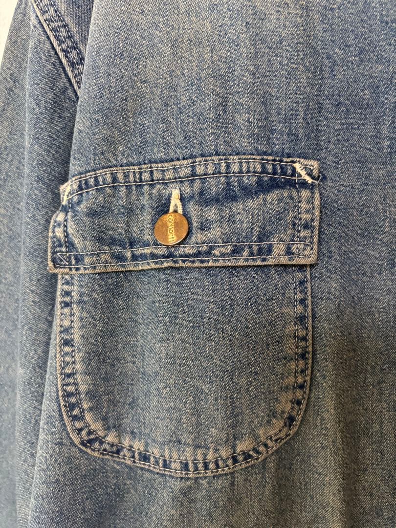 Carhartt デニムカバーオール　カーハート　ヴィンテージ　ボロ　ジャケット