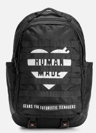 【美品】HUMAN MADE MILITARY BACKPACK ブラック