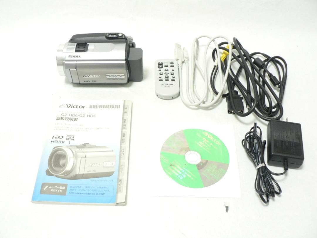 Victor ハイビジョン HDD ムービー GZ-HD5・３CCD・送料込！