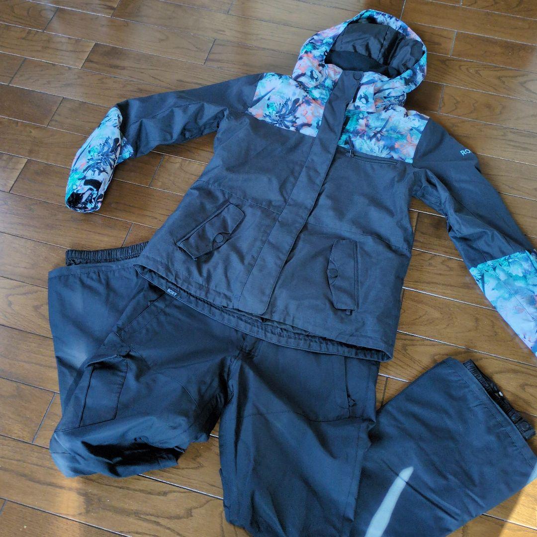 ROXY　スノボウェア　上下セット　ボンディング　撥水パーカー　L　ブラック