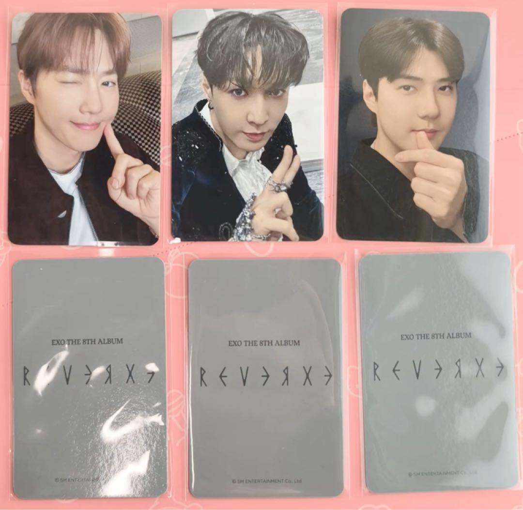 EXO REVERXE makestar 特典　トレカ　6枚セット