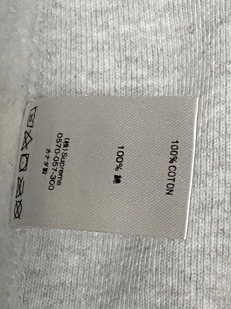 Ｌサイズ Supreme Box Logo Crewneck アッシュグレー