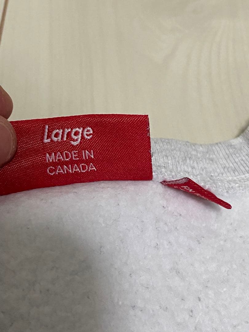 Ｌサイズ Supreme Box Logo Crewneck アッシュグレー