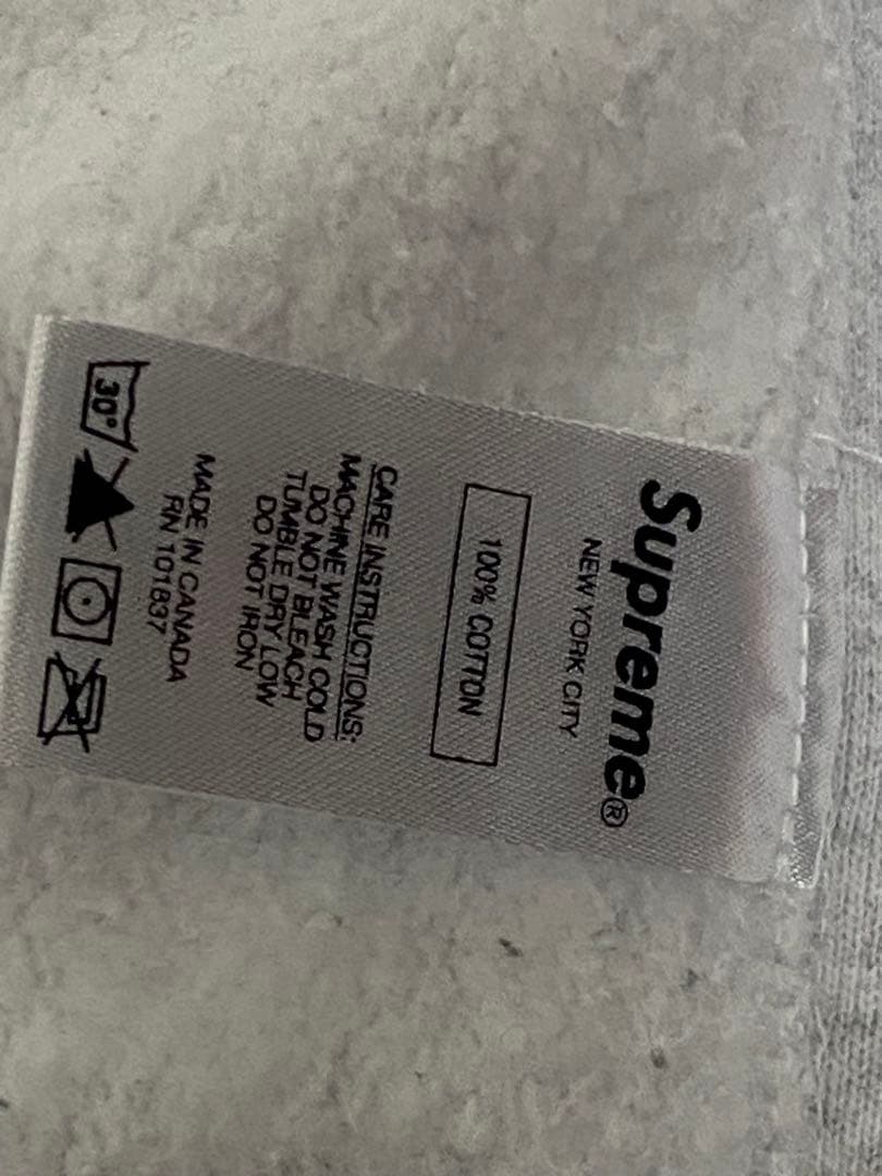 Ｌサイズ Supreme Box Logo Crewneck アッシュグレー