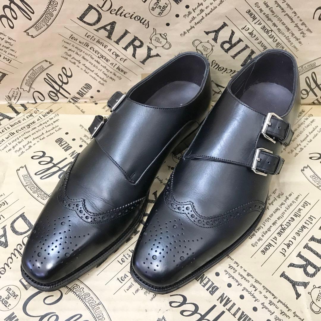 RAYMAR ダブルモンクストラップ 6.5 ビジネスシューズ 革靴 S3361