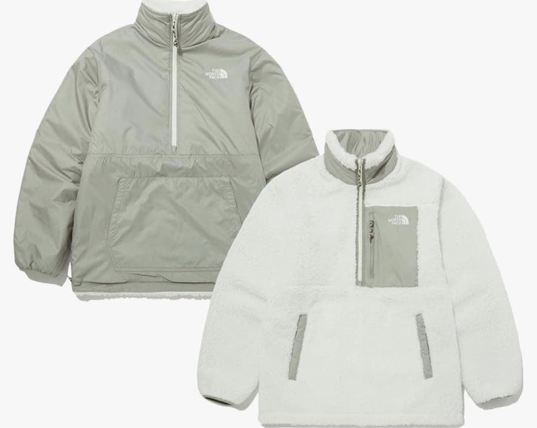 新品　ノースフェイス　プレイグリーンアノラック　フリース