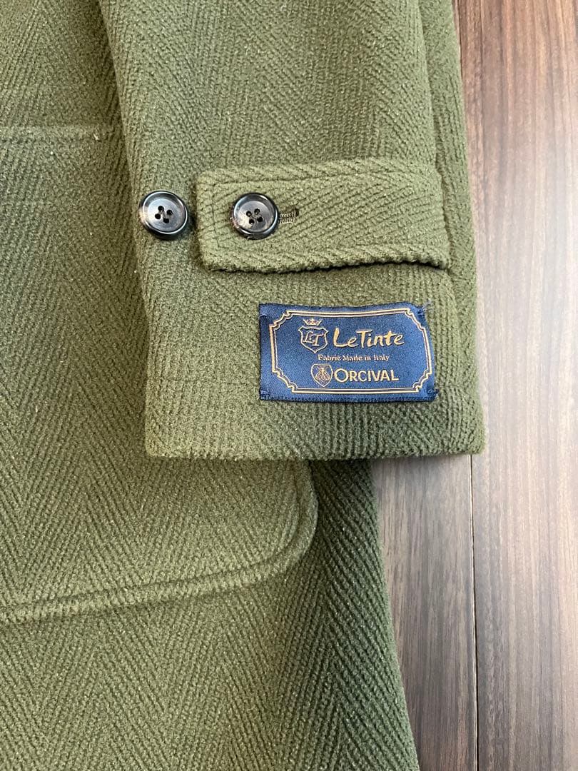 【値下げ】オーシバル ロングダッフルコート カーキ