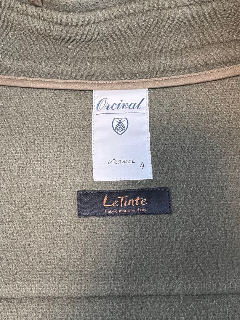 【値下げ】オーシバル ロングダッフルコート カーキ