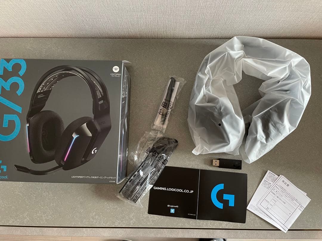 【美品】logicool G733 LIGHTSPEED ゲーミングヘッドセット